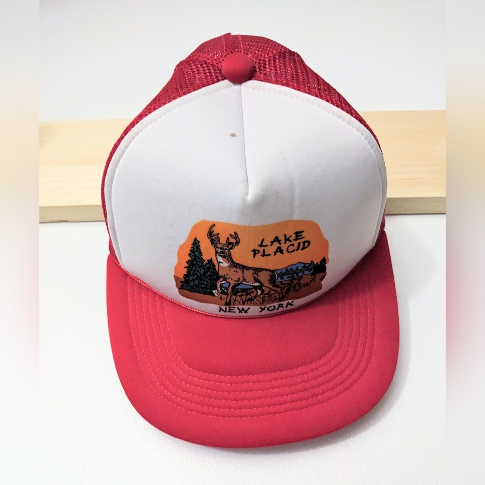 Vintage Lake Placid Trucker Cap